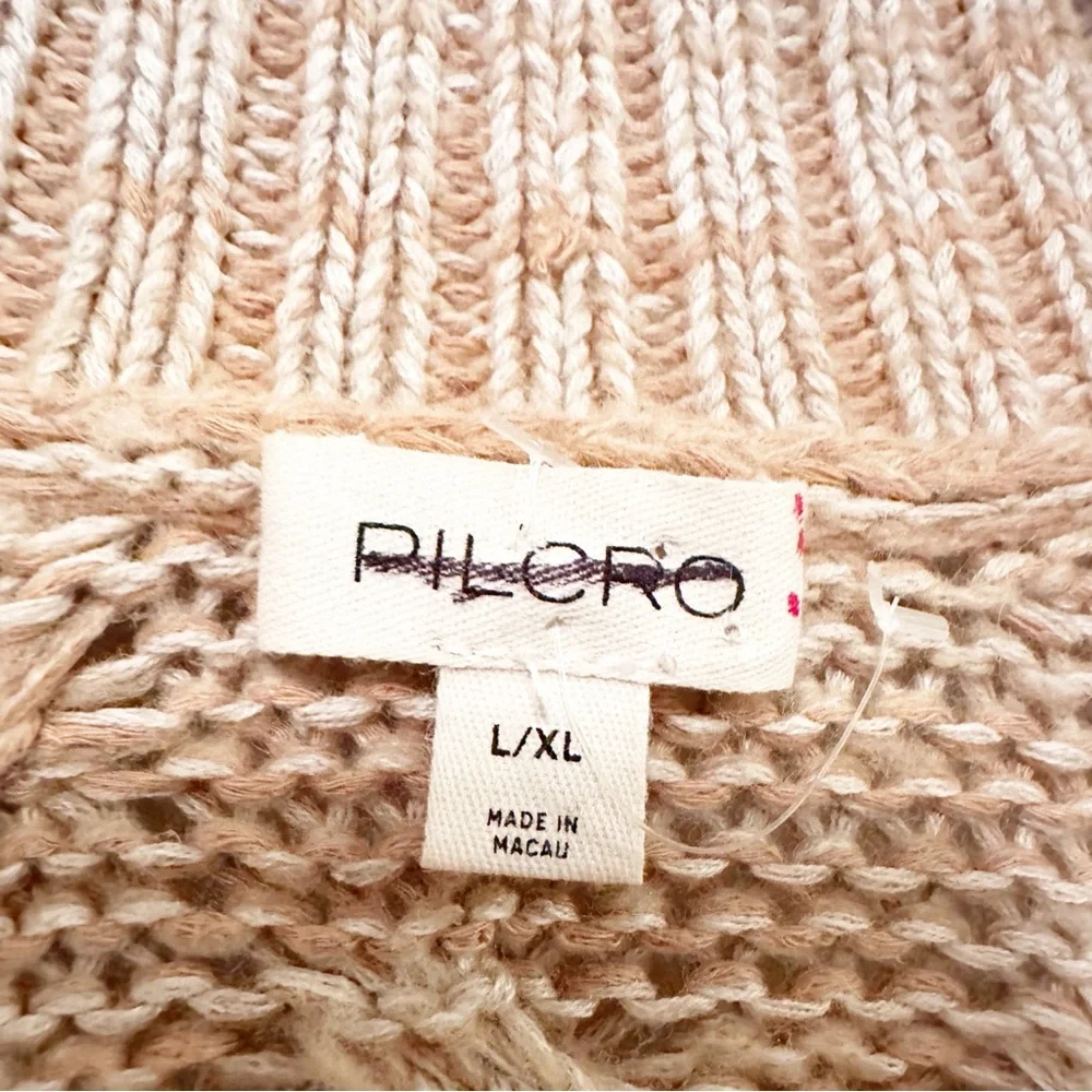 Anthropologie Pilcro Slouchy Open-Front Oversized Cardigan Sweater